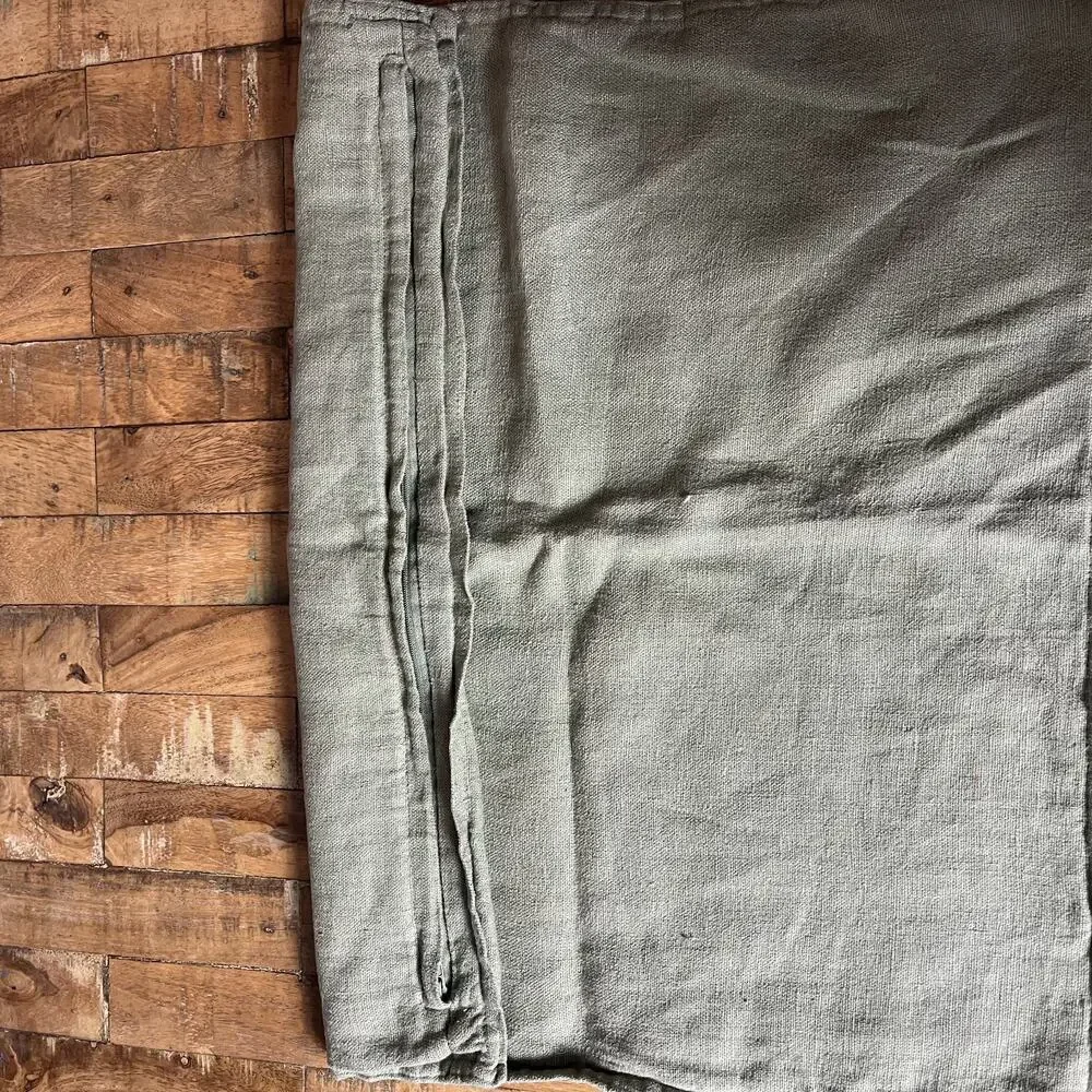 IKEA 100% Linen Dytag Pillow Sham Sage Green 20x20